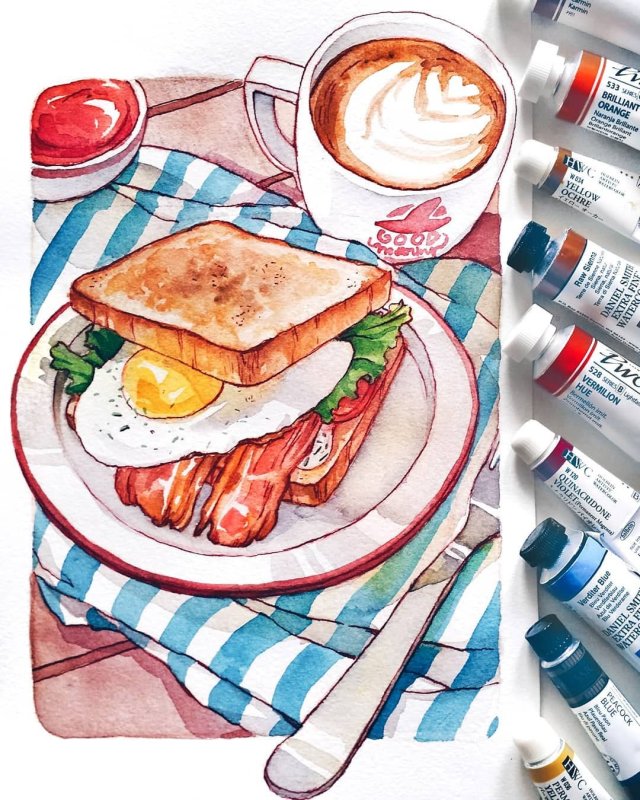 Завтрак красивые