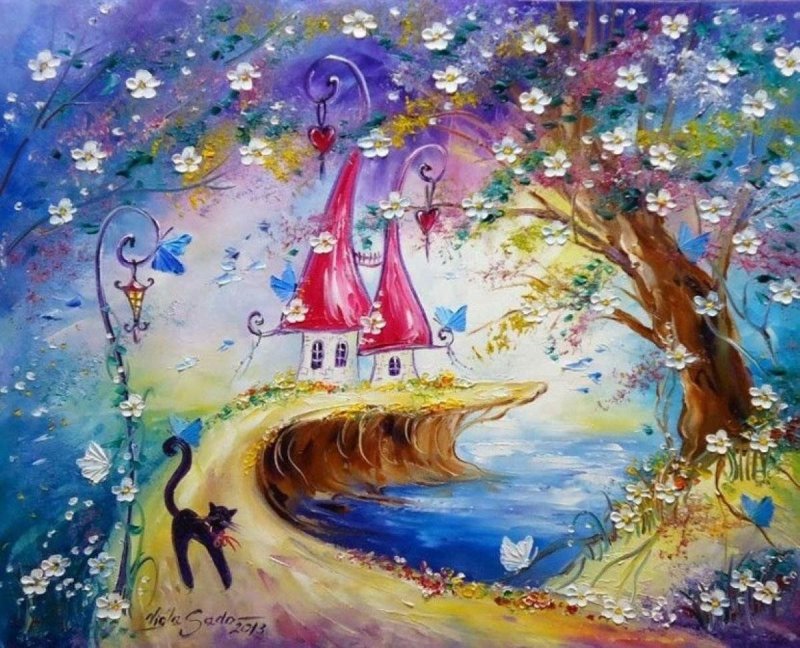 Рисунки гуашью