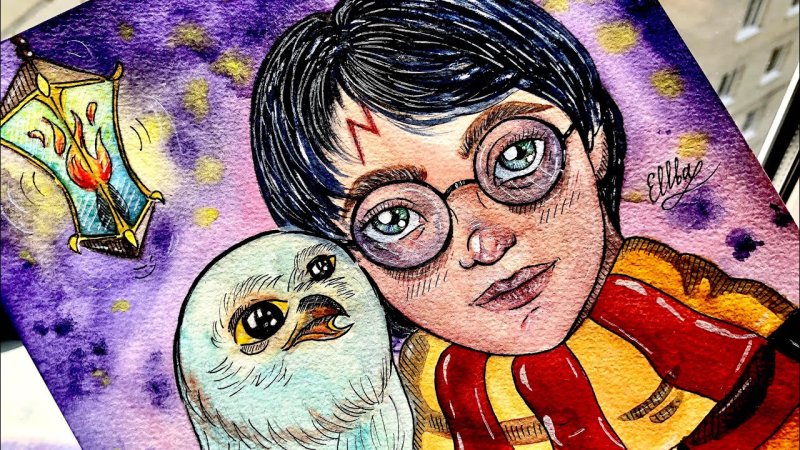 Гарри Поттер рисунки для срисовки