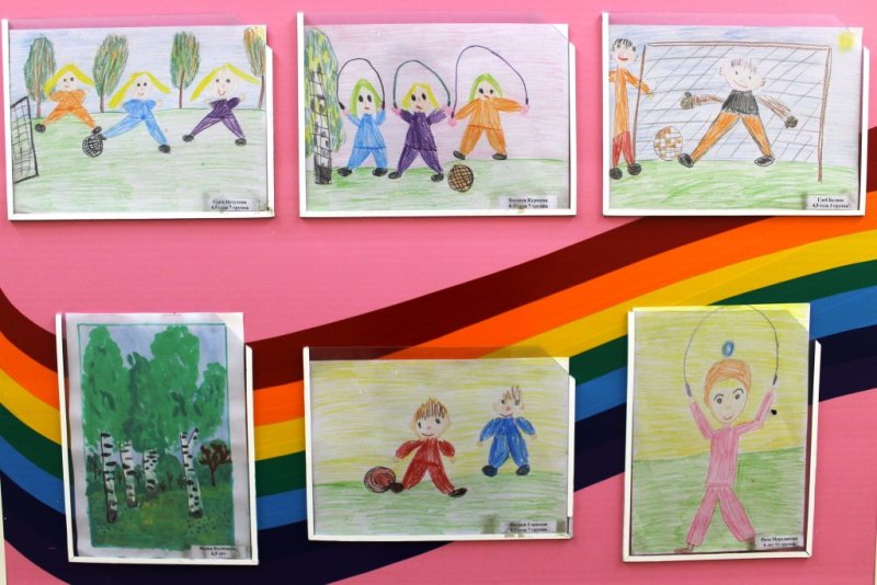 Рисунок спорт выставка