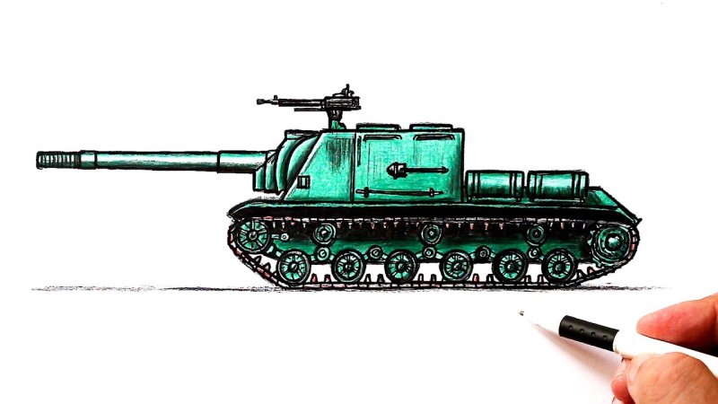 Танк ИСУ 152 зверобой