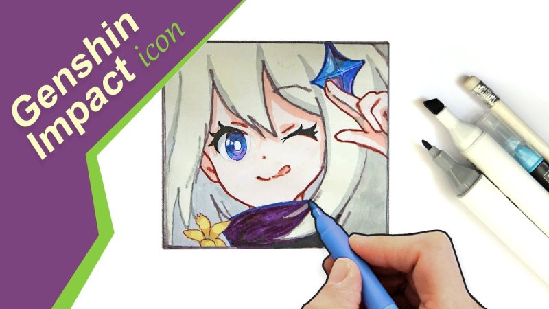 how to draw genshin impact