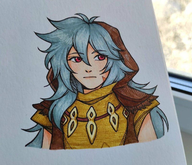 геншин для срисовки