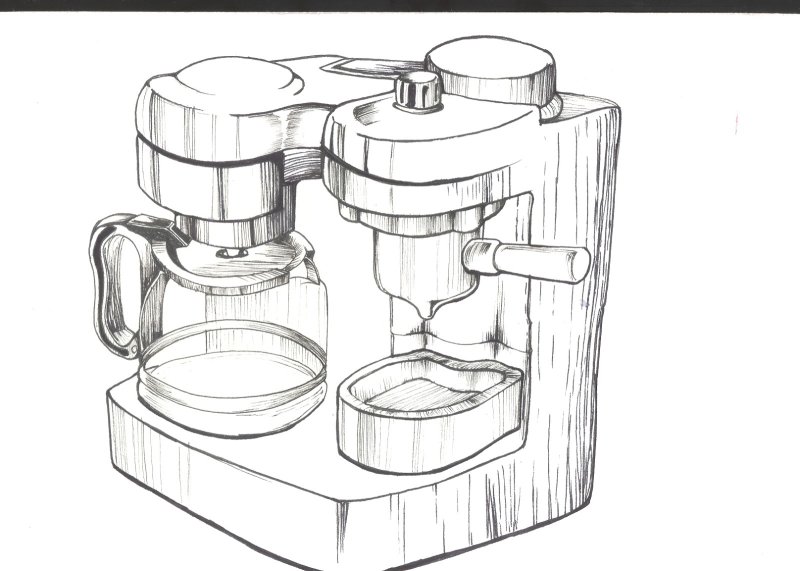 Скетч кофемашины