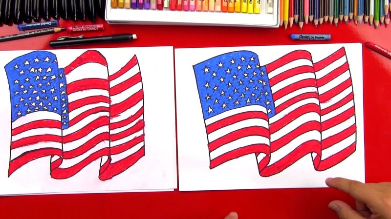США рисунок