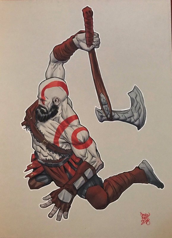 Кратос God of War топор