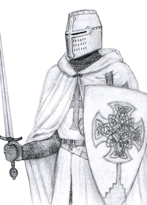 Рыцарь рисунок