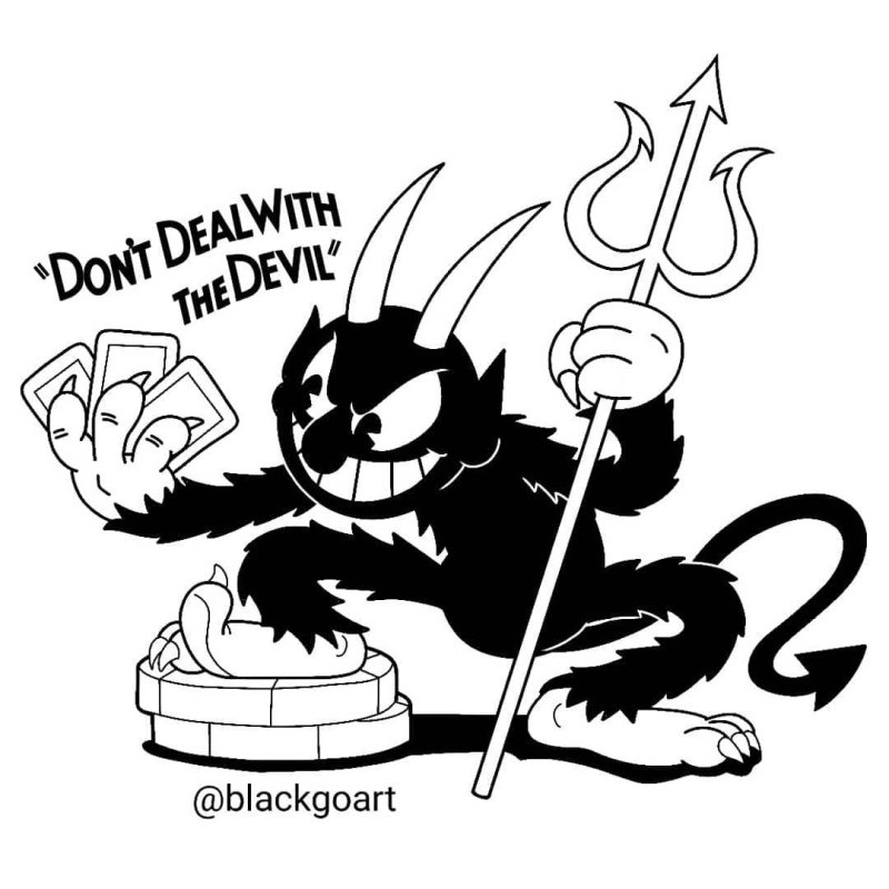 Cuphead демон босс