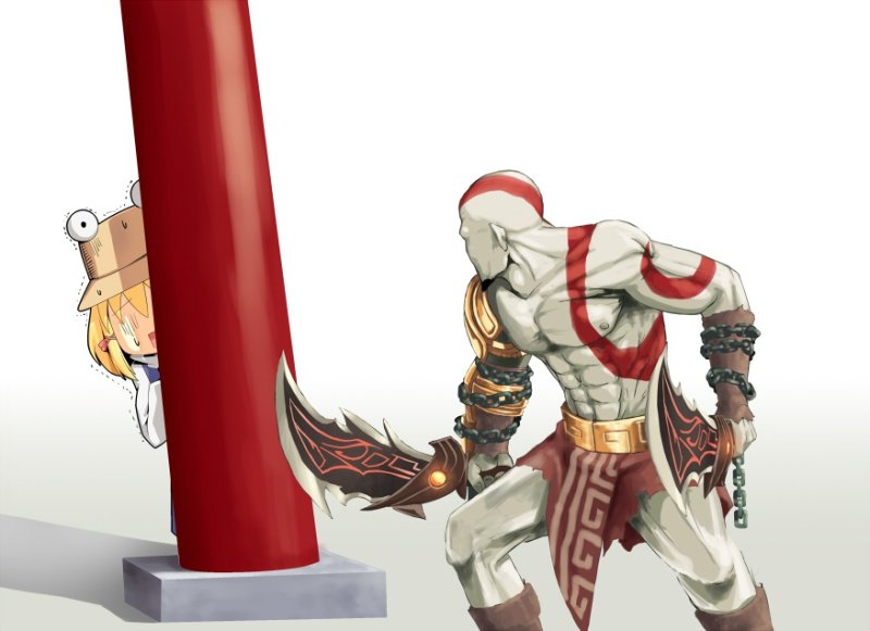 Кратос God of War аниме