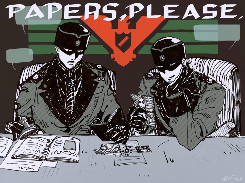 Papers please арты