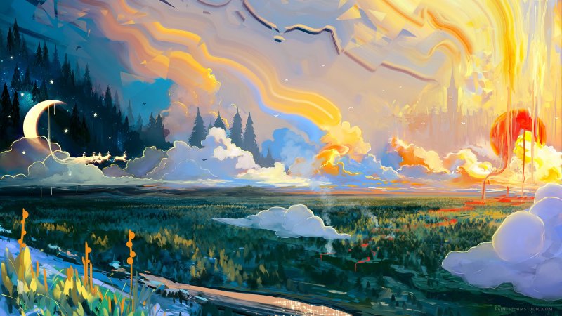 Фантастические пейзажи