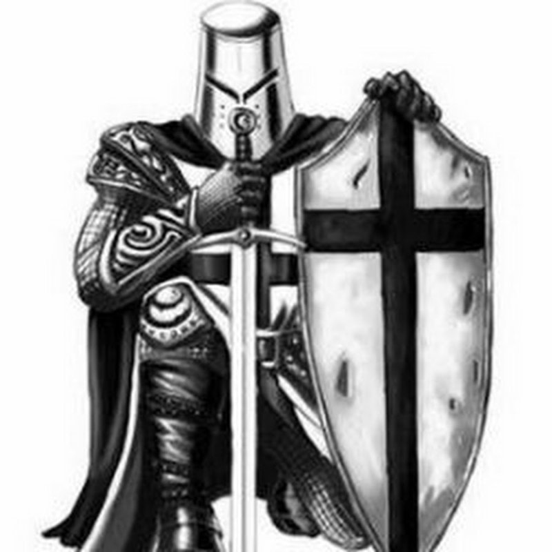 Тату рыцарь Тевтонец