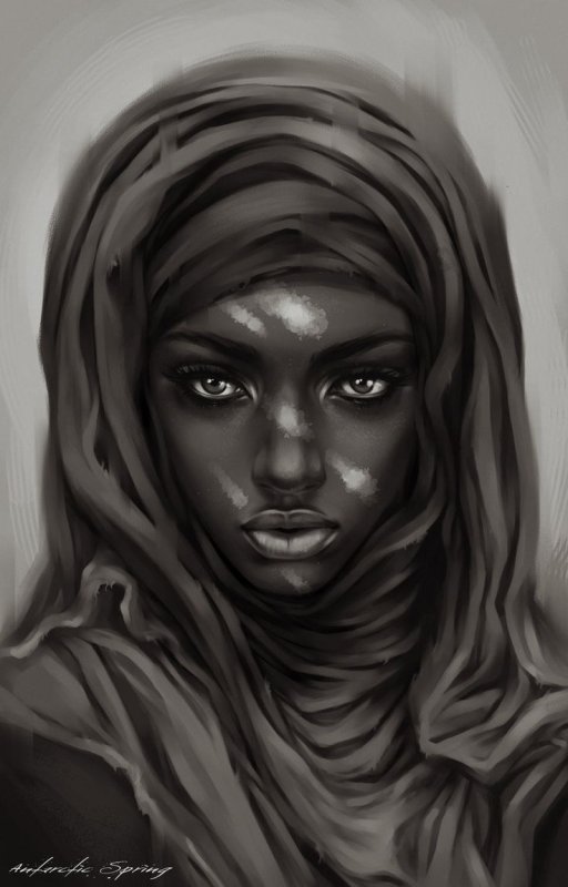 Портрет африканки