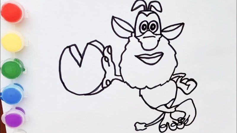 Буба. Раскраска