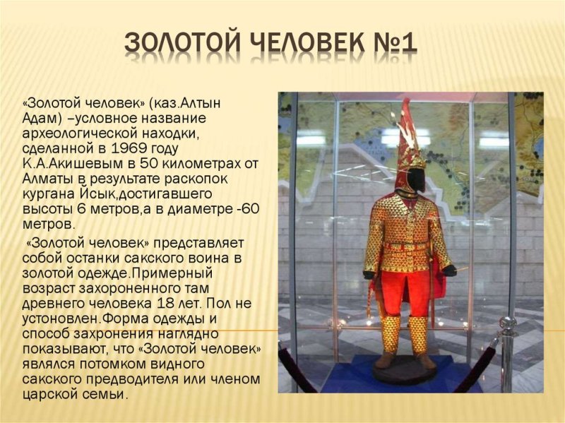 Информация о золотом человеке