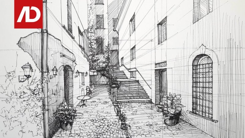 Улица рисунок