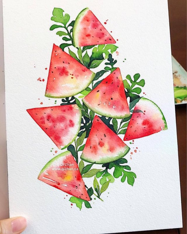 Идеи для рисунков акварелью