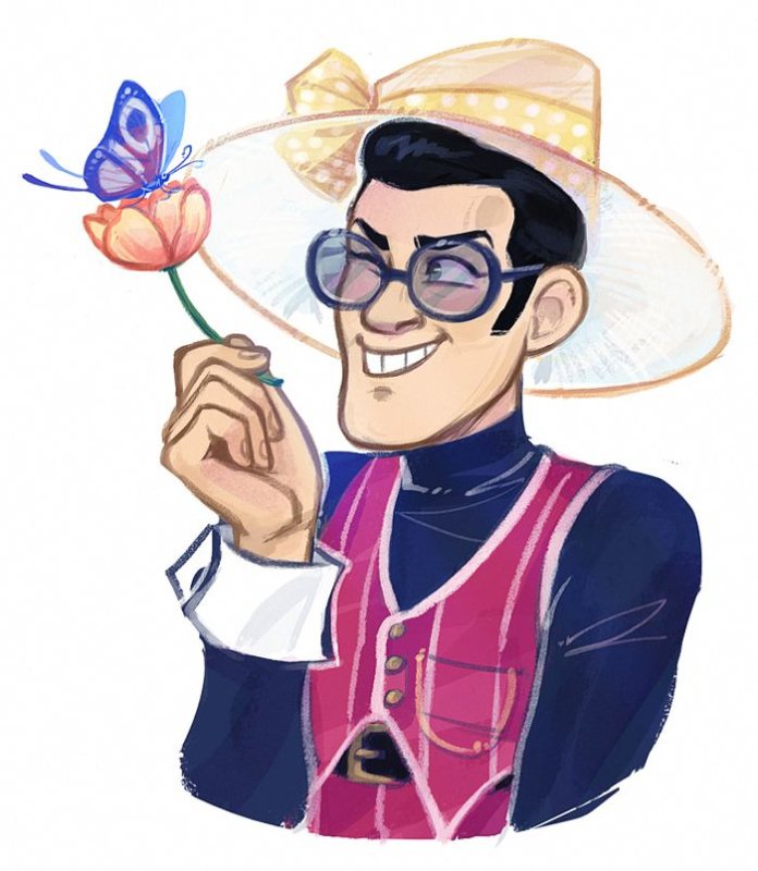 LAZYTOWN Robbie Rotten Art
