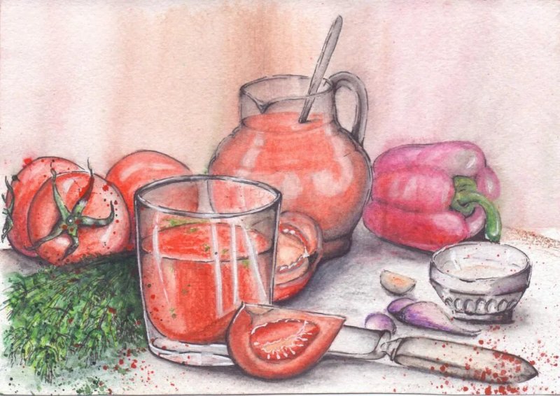 Натюрморт рисунок