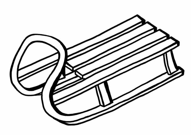 Рисунок саней