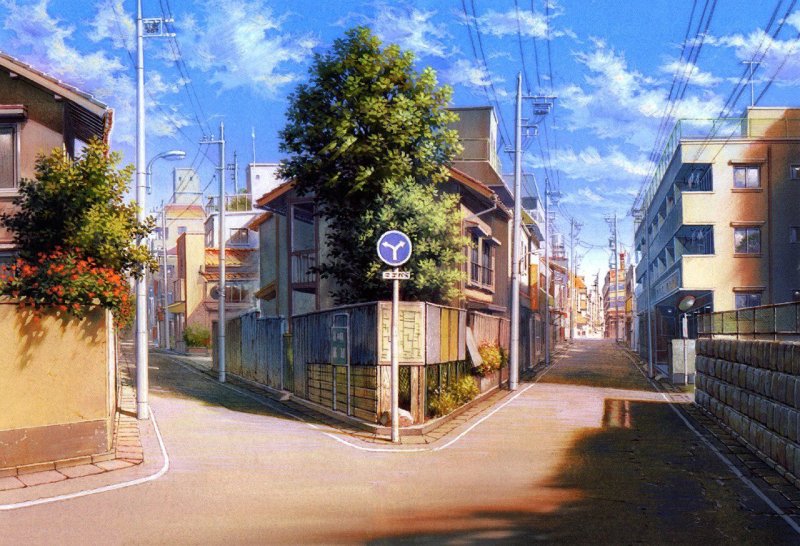 Аниме город
