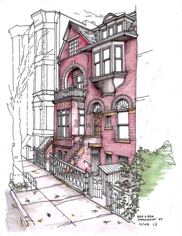 Архитектурные зарисовки