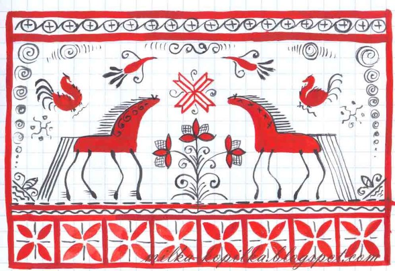 Мезенская (палащельская) роспись