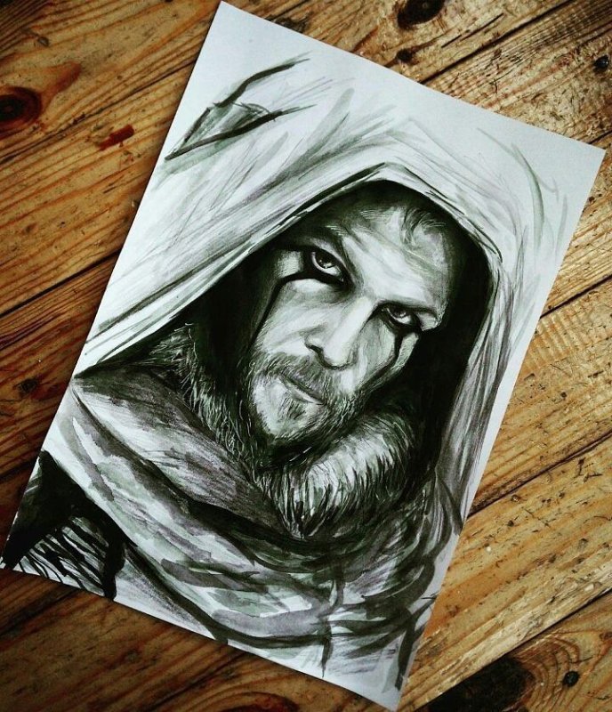 Флок с рисунком