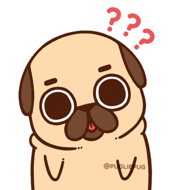 Puglie Мопс Стикеры