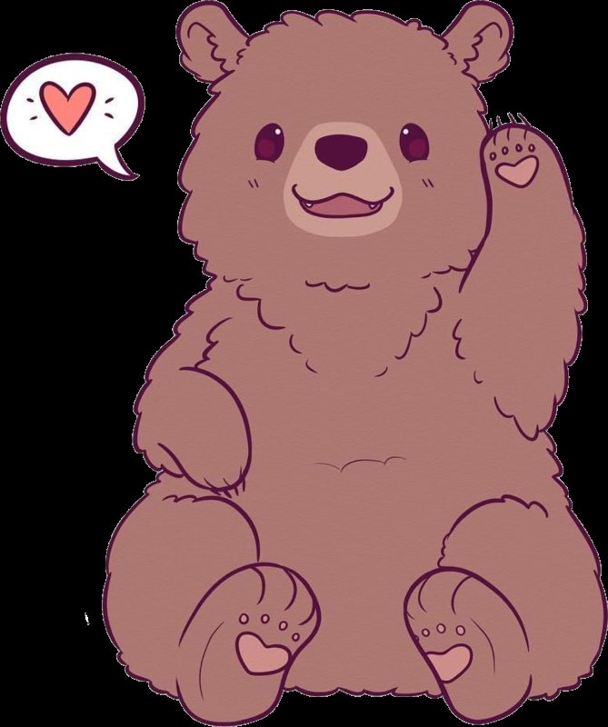Медведь рисунок