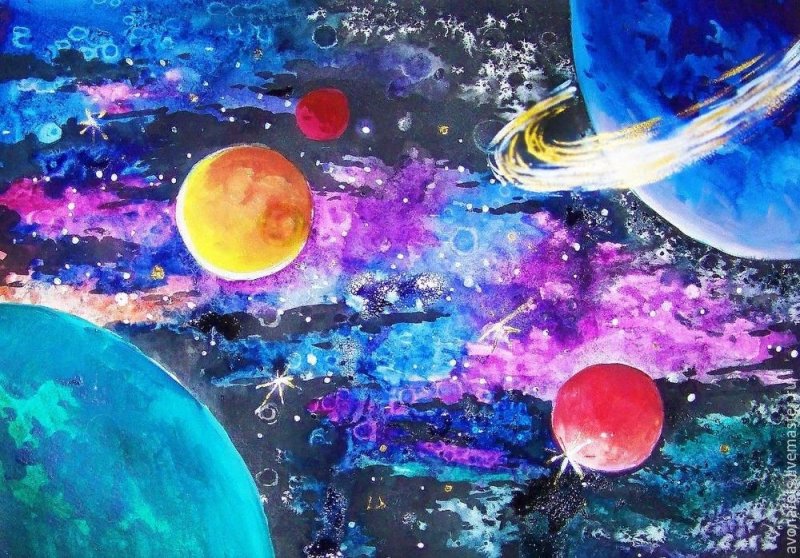 Рисунок на тему космос