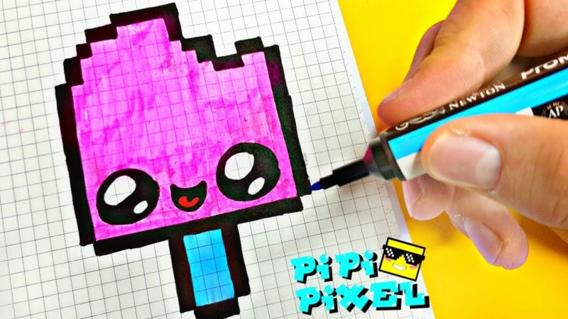 Рисунки ЛОЛ В клеточку