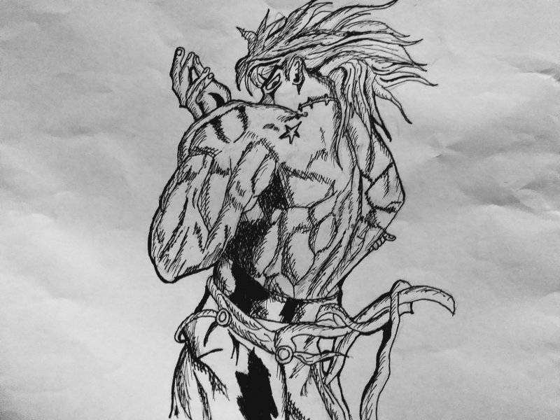 Дио Брандо рисунок