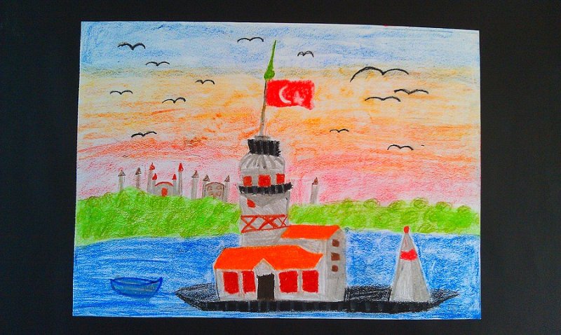 Турция рисунок для детей