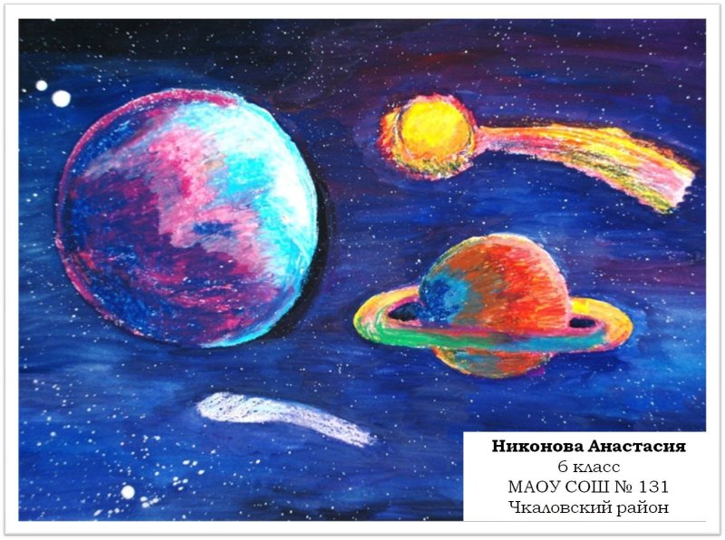 Рисунок на тему космос