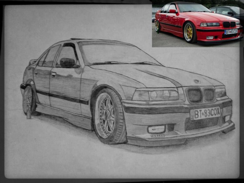 Нарисовать БМВ