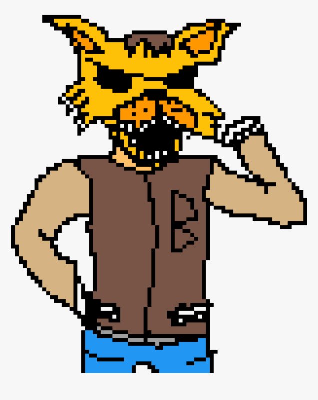 Хотлайн Майами пиксель арт