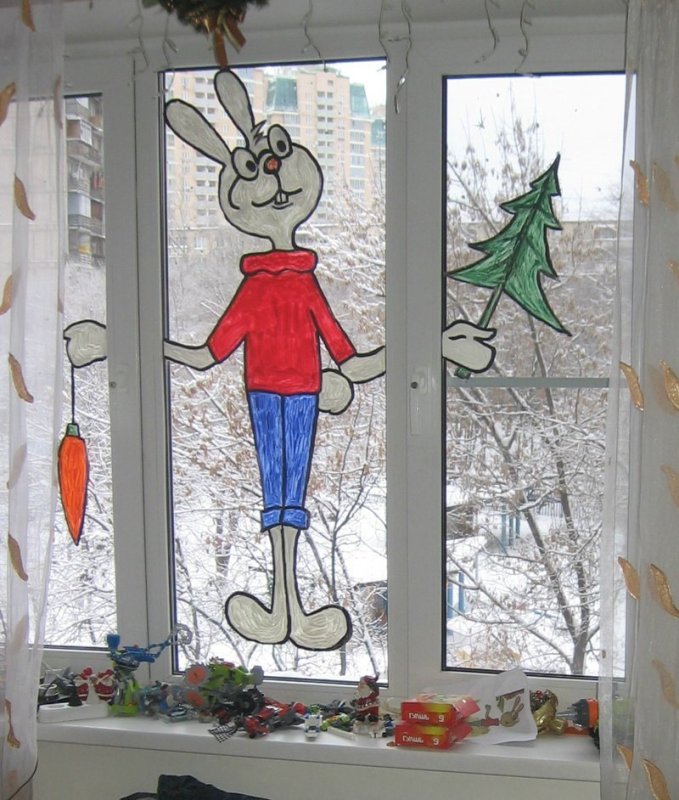 Рисование на окнах
