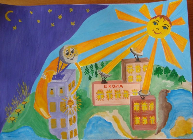 рисунки энергосбережение