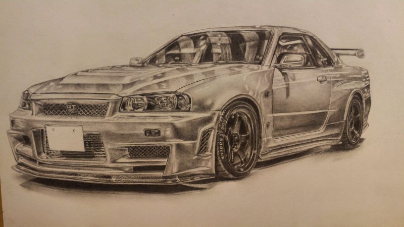 Nissan Skyline r34 Art