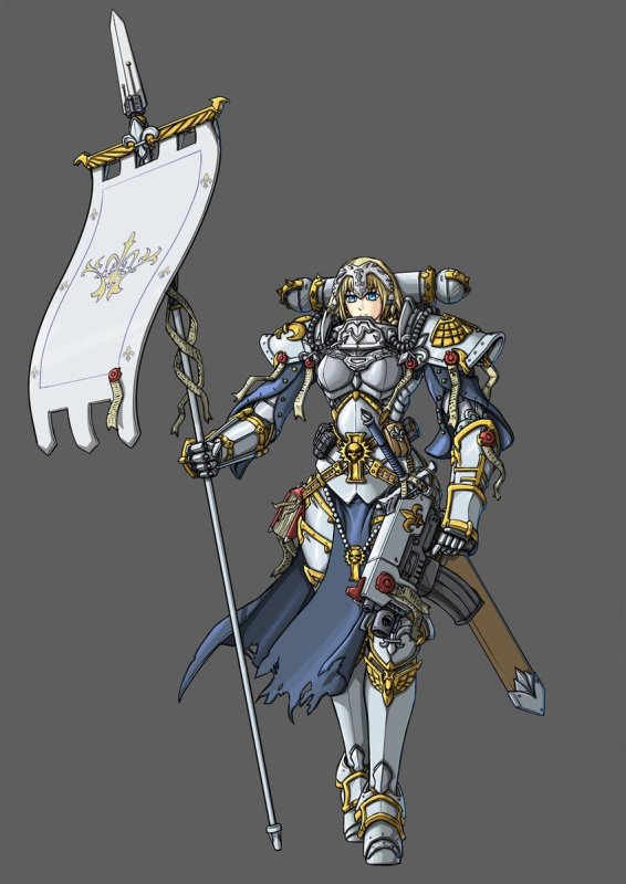 Сёстры битвы Warhammer 40000 в броне
