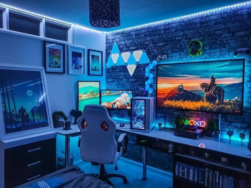 Игровая комната геймера