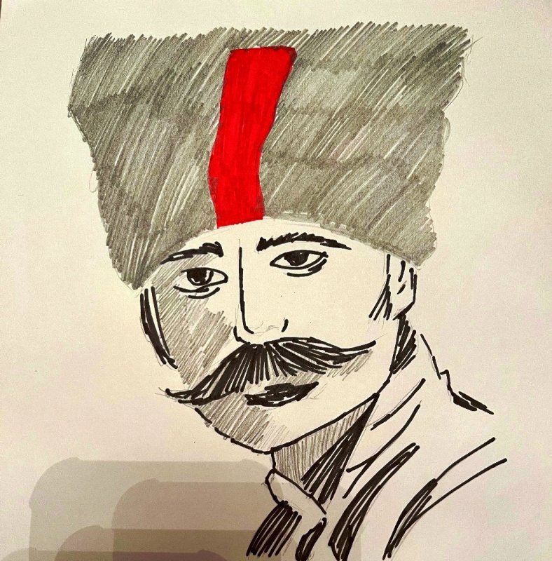 Чапаев нарисовать