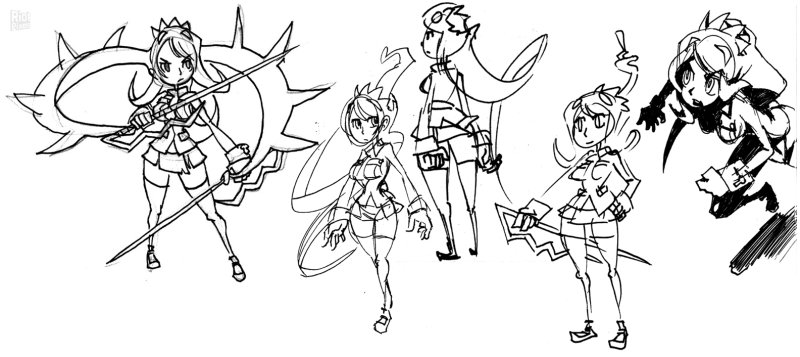 Skullgirls Sketch