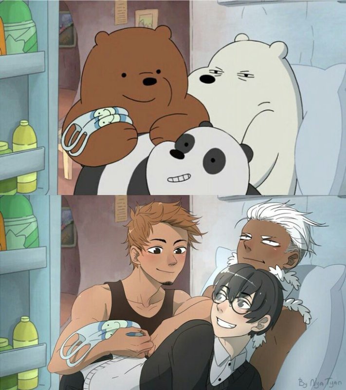 We bare Bears яой