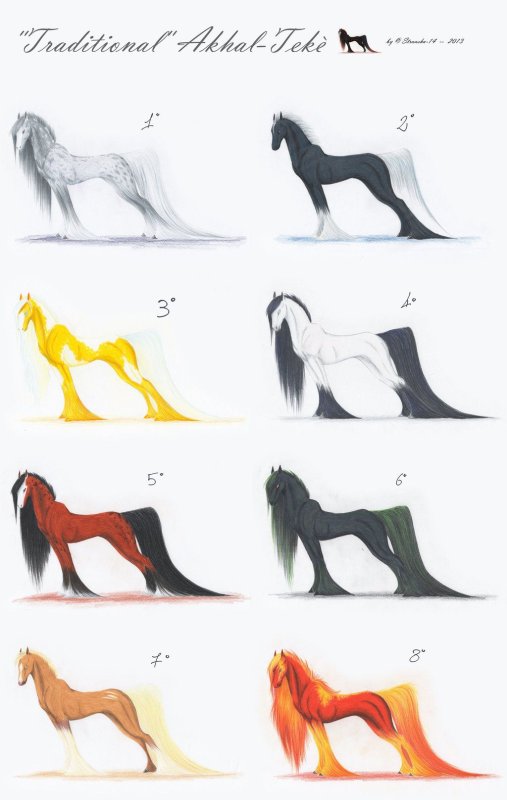 Стили рисования лошадей