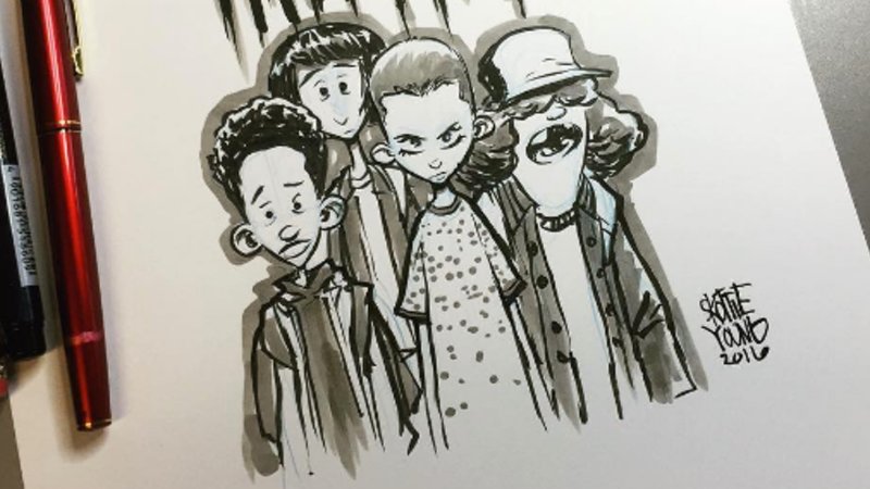 По сериалу очень странные дела легкие