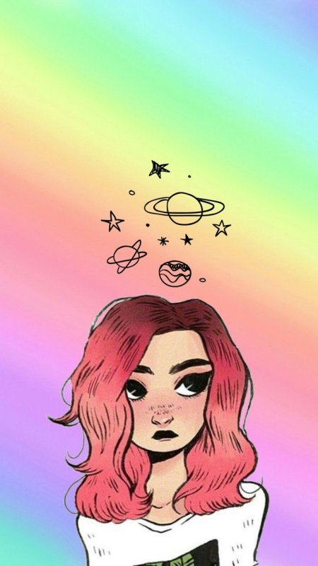 Классные рисунки девушек