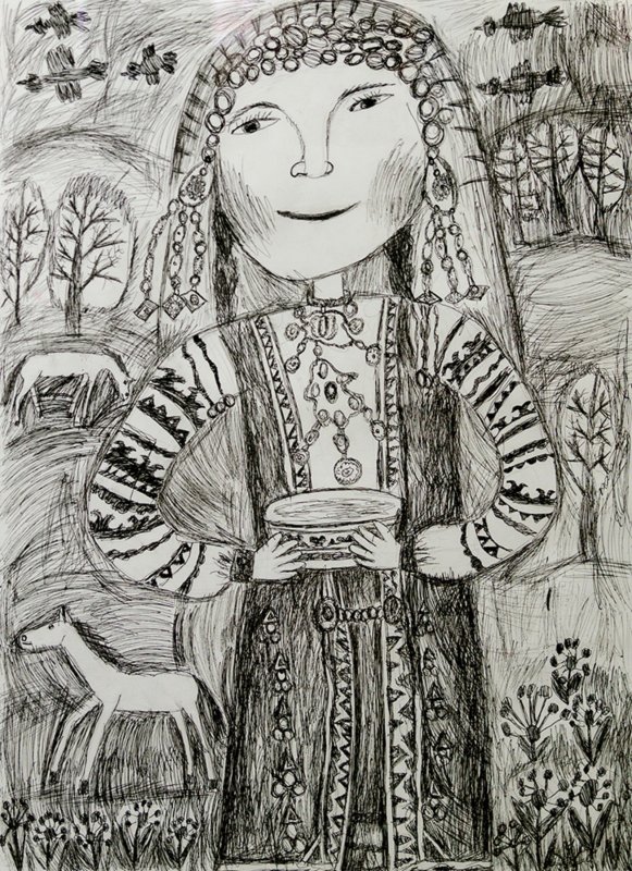 Башкирия рисунок