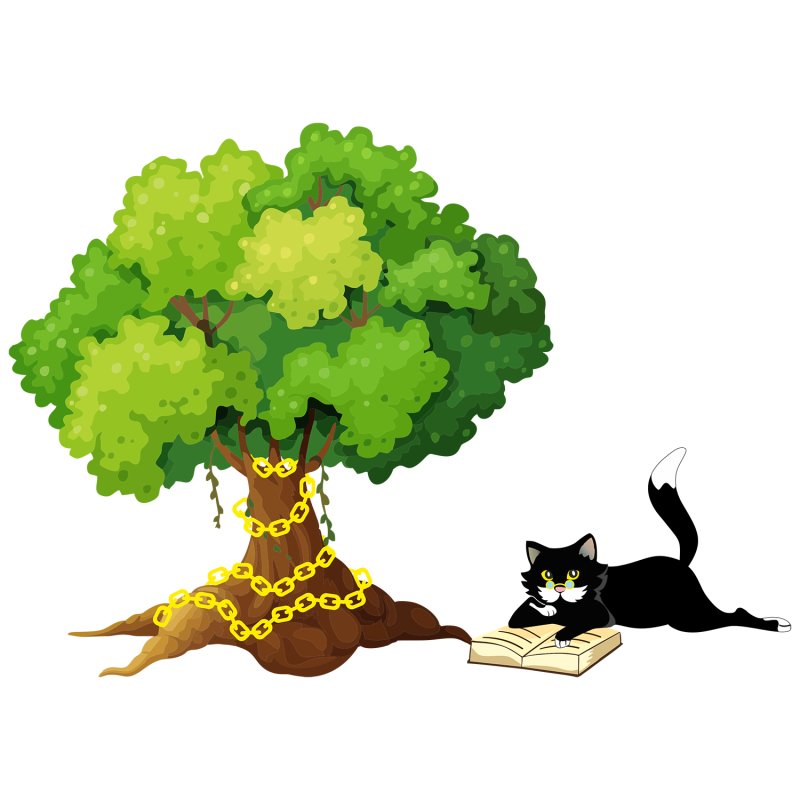 Кот ученый картинка для детей